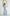 ELAGIA sky-blue double breasted suit 2-piece detail shot - 3 piece women's suit button and lapel close-up