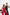 Red Sleeveless V-neck Jumpsuit - view 12 | ELAGIA
