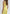 Yellow Sleeveless V-neck Jumpsuit - view 11 | ELAGIA