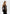 Liora Black Sheer Organza Polka-Dot Blouse - side view | ELAGIA