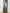 Elara Beige Striped Wool Single-Breasted Blazer - back view | ELAGIA