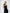 Black Satin Strappy Asymmetric Ruffle Maxi – luxurious satin fabric, side profile