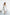 White Vegan Leather Sweetheart Midi Dress - view 6 | ELAGIA