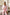 ELAGIA pink belted suit pants close-up showing tailored cut - 3 piece women's suit coordinating trousers