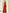 ELAGIA red strapless v-neck jumpsuit front view - bold womens red suit set in vibrant color