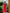 Aurora Red High-Neck Pocket Detail Mini Dress - back view | ELAGIA