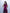 Serena Bordeaux Asymmetric Overlay Waist Top - back view | ELAGIA