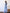Sky-blue single-breasted gold-button suit – crepe fabric, back view