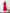 Julie Red Halter Neck Midi – crepe fabric, front view showing full length silhouette