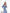 Sky-blue satin v-neck asymmetric ruffle midi wrap – side profile highlighting asymmetric ruffle hem