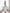 White Square-Neck Ruffle Hem Midi – crepe fabric, back view displaying open neckline design
