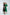 Green Puff Sleeve Midi Dress - back view | ELAGIA