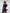 Marisa Bordeaux Vegan Leather Round-Neck Long-Sleeve Mini Dress