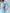 Sky-Blue Satin One-Shoulder Cut-Out Midi Dress - Detail View | ELAGIA