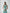 Gloria Olive Open-Back Halter-Neck Midi Dress - back view | ELAGIA