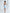 Leona Sky-Blue Satin Scarf-Neck Backless Mini Dress - side view | ELAGIA
