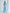 Nova Sky-Blue Satin Strapless Sweetheart Midi Dress - back view | ELAGIA