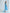 Nova Sky-Blue Satin Strapless Sweetheart Midi Dress - side view | ELAGIA