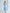 Nova Sky-Blue Satin Strapless Sweetheart Midi Dress - front view | ELAGIA
