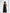Black High-Neck Sleeveless Front-Slit Mini Dress - back view | ELAGIA