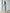 Stella Sky-Blue Square Neck Backless Midi Dress - side view | ELAGIA