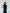 Black Satin Draped Neck One-Shoulder Maxi Dress - back view | ELAGIA