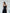 Nova Black Satin Strapless Sweetheart Midi Dress - back view | ELAGIA