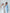 Sky-Blue Satin One-Shoulder Cut-Out Midi Dress - Close-Up | ELAGIA