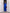 Inès Blue Square-Neck Lace-Panel Midi Dress - front view | ELAGIA