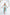 Tiffany-Blue Sweetheart Cut-Out Midi Dress - front view | ELAGIA