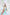 Tiffany-Blue Sweetheart Cut-Out Midi Dress - back view | ELAGIA
