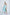 Tiffany-Blue Sweetheart Cut-Out Midi Dress - close-up detail | ELAGIA