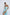 Tiffany-Blue Sweetheart Cut-Out Midi Dress - view 7 | ELAGIA