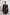 Monte Black Collarless Double-Breasted Blazer Dress - back view | ELAGIA