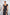 Elara Black Square-Neck Puff-Sleeve Chiffon Maxi Dress - close-up detail | ELAGIA