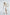 White Sweetheart Cut-Out Midi Dress - front view | ELAGIA