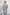 Grey Striped Scarf-Neck Single-Breasted Suit 2-Piece - close-up detail | ELAGIA
