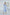 Sky-Blue Square Neck Puff-Sleeve Midi Dress - front view | ELAGIA