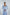 Sky-Blue Square Neck Puff-Sleeve Midi Dress - view 6 | ELAGIA