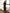 Brown Keyhole Cut-Out Long-Sleeve Midi Dress – crepe with open back detail, rear view