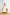 Pearl-White Satin Strapless Midi Dress - front view | ELAGIA