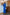 Blue Puff Sleeve Wrap Dress - view 10 | ELAGIA