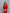 Anne Red Puff Sleeve Midi Dress - back view | ELAGIA
