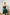 Emerald Satin Strapless Flared Mini Dress - front view | ELAGIA