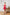 Red Satin Strapless Flared Mini Dress - back view | ELAGIA