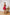 Red Satin Strapless Flared Mini Dress - side view | ELAGIA