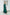 Alexa Emerald Satin Long Sleeve Maxi Dress - back view | ELAGIA