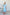 Sky-Blue Puff Sleeve Midi Dress - view 15 | ELAGIA
