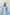 Sky-Blue Puff Sleeve Midi Dress - view 16 | ELAGIA