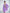 ELAGIA purple business suit women - side angle of 2-piece formal skirt suit highlighting silhouette and cut